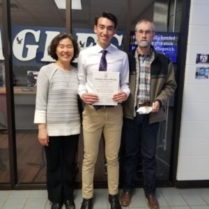 Ricky honor society award