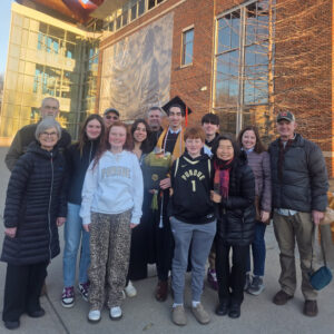 Extended family for Ricky's graduation